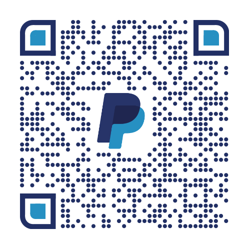 PayPal QR code for giving to the An Jia Lin Compassion Foundation.